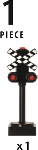 Brio Train Brio Train en bois Feu de croisement lumineux 33862 7312350338621