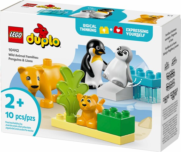 LEGO LEGO 10442 Wild Animal Families: Penguins & Lions 673419402262