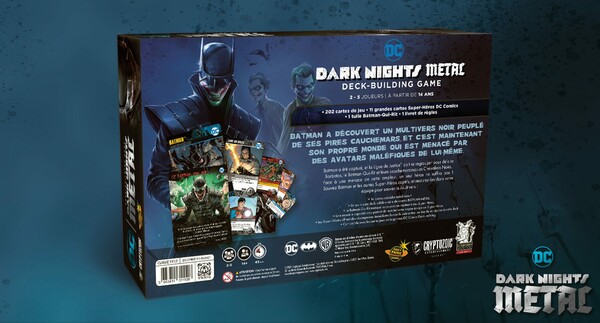 Don't Panic Games DC Comics Deck Building Game (fr) Dark Nights Metal 3663411311126