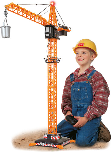 Dickie Toys dickie - téléguidée grue géante avec fil 100 cm 4052348017369