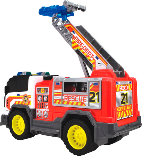 Dickie Toys City Heroes - Camion de pompier Sons et lumières 30 cm 4006333088605
