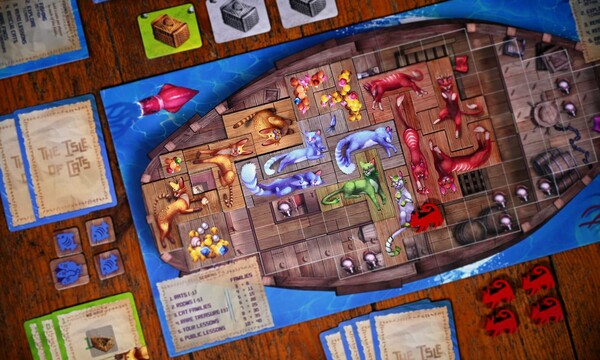 Lucky Duck Games L'Île des chats (fr) base 752830297388