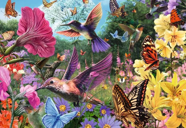 Ravensburger casse-tête Casse-tête 200 XL Bien être Colibris 4005555013693