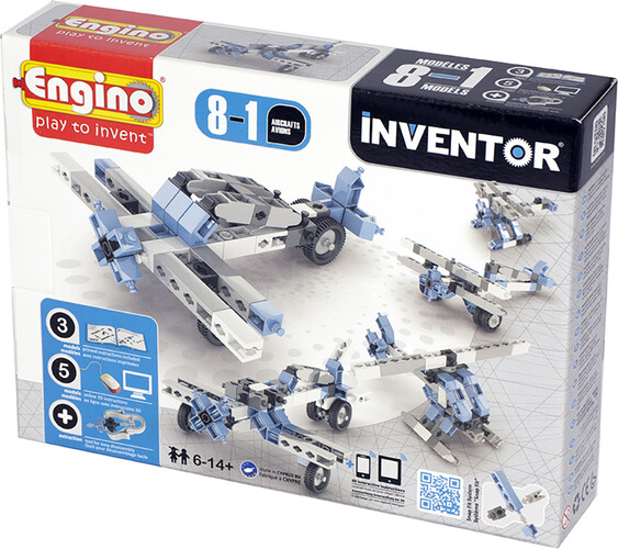 Engino Engino Inventor 8 modèles avions (fr/en) 5291664006049