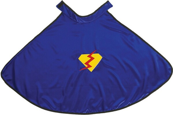 Creative Education Costume cape aventure super-héros rouge bleue, grandeur 5-6 771877542831