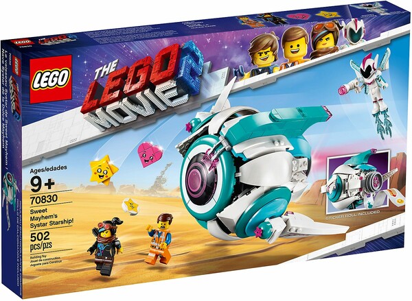 LEGO LEGO 70830 Film 2 Le vaisseau Systar de Sweet Mayhem 673419302296