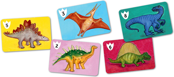 Djeco Batasaurus (fr/en) jeu de mémoire et de bataille 3070900051362