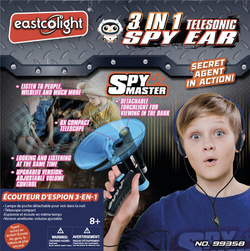 Eastcolight Eastcolight - Écouteur d'espion 3 en 1 4893669993587