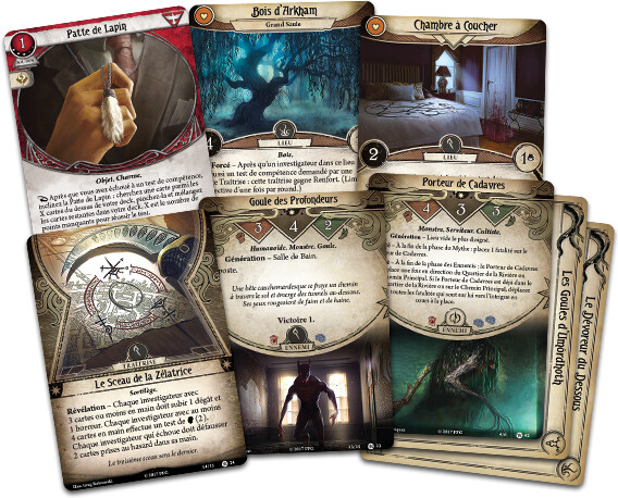 Fantasy Flight Games Horreur à Arkham jeu de cartes (fr) ext renouveau - la nuit de la zelatrice 8435407619388