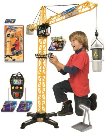 Dickie Toys dickie - téléguidée grue géante avec fil 100 cm 4052348017369