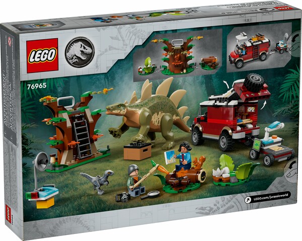 LEGO LEGO 76965 Les missions des dinosaures : La découverte du stégosaure 673419388405