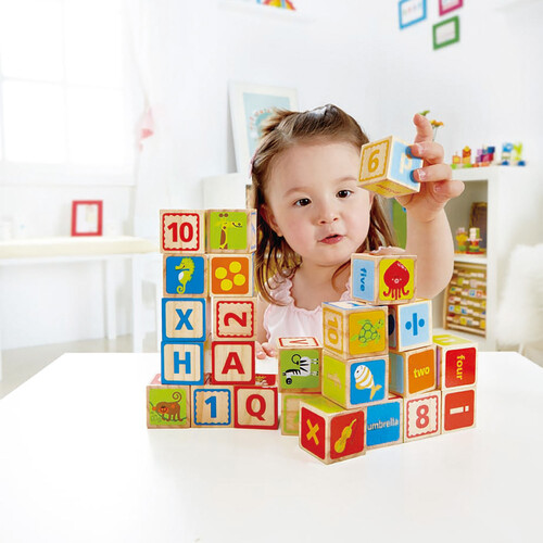 Hape ABC Blocks (anglais) 6943478009936