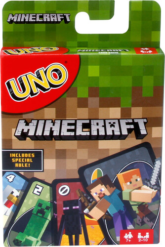 Mattel jeu uno minecraft 887961606782