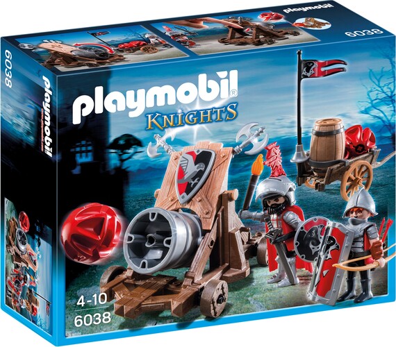 Playmobil Playmobil 6038 Chevaliers de l'Aigle avec canon géant (juil 2015) 4008789060389