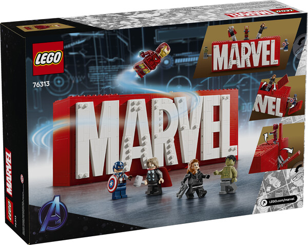 LEGO LEGO 76313 MARVEL Logo & Minifigures 673419406338