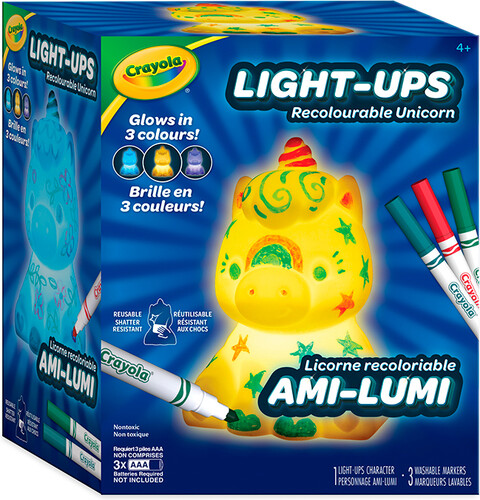 Crayola Light-Ups Recolourable Unicorn 063652397706