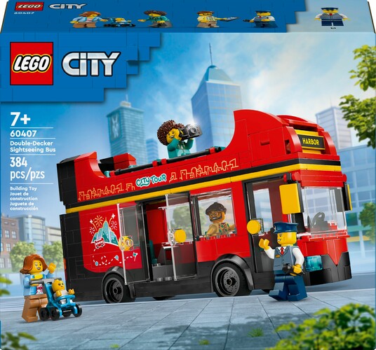 LEGO LEGO 60407 Le bus touristique rouge à impériale 673419388429