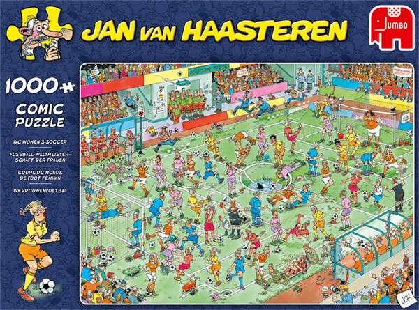 Jumbo Casse-tête 1000 Jan van Haasteren - Coupe du monde de soccer féminin 8710126190913