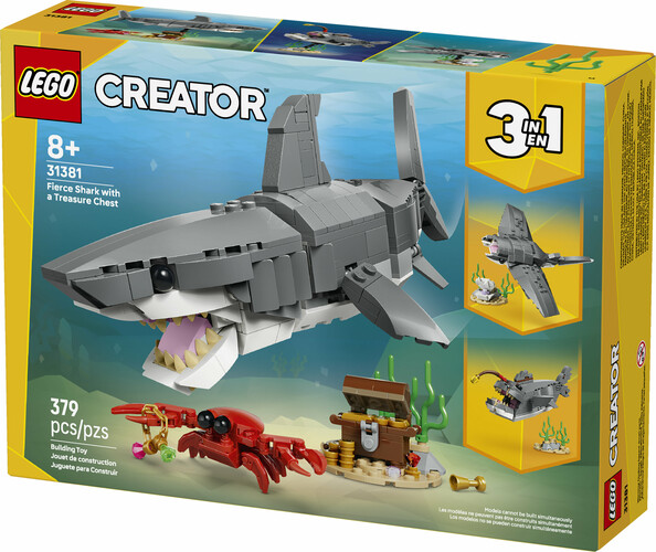 LEGO LEGO 31381 Fierce Shark with a Treasure Chest 673419421485