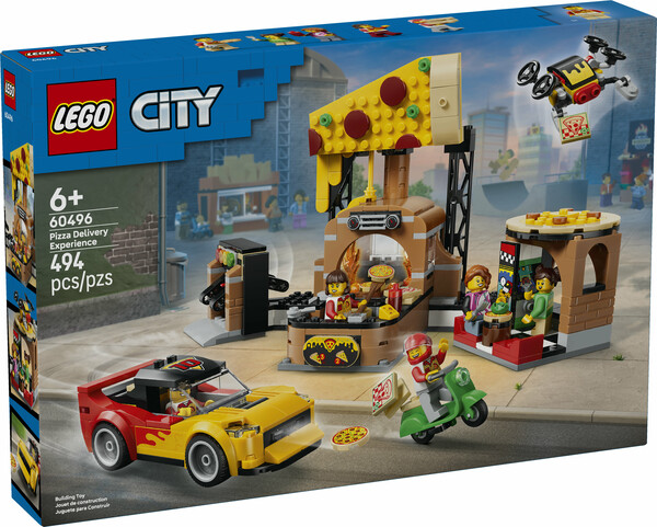 LEGO LEGO 60496 CITY Pizza Delivery Experience with Vehicles 673419420907