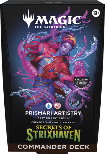 Wizards of the Coast MTG Secrets of strixhaven - commander deck Prismari Artistry MTG