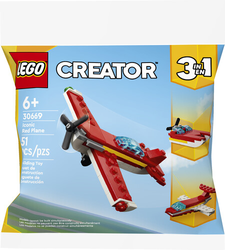 LEGO LEGO 30669 L’avion rouge iconique 673419391252