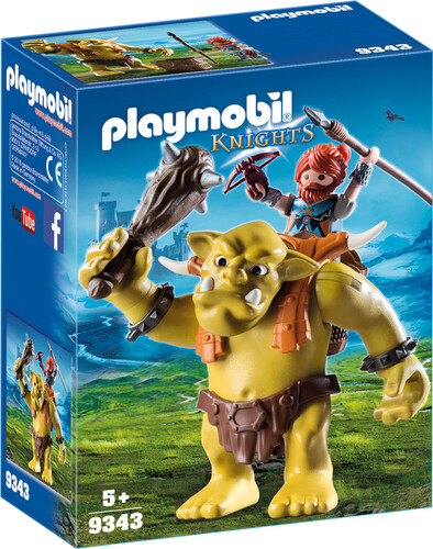 Playmobil Playmobil 9343 Troll géant et soldat nain 4008789093431
