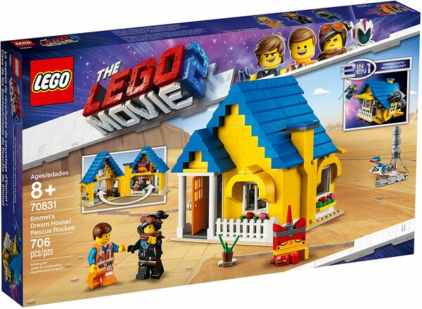 LEGO LEGO 70831 Film 2 La maison de rêve/fusée de sauvetage d'Emmet 673419302302