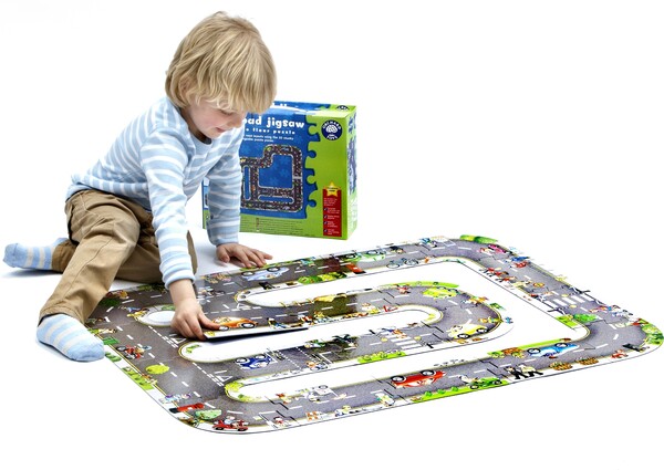 Orchard Toys Casse-tête 20 plancher géant route (fr/en) 5011863301604