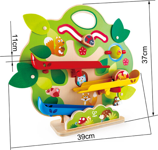 Hape Chemin de fer écureuil en bois 39x37x11cm 6943478021778