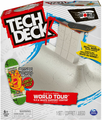 Tech Deck Tech Deck Rampe World Tour Skateboard 'P. F. K. Skate Support Center' 2 778988315675
