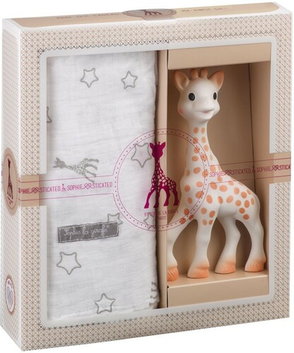 Sophie la girafe Coffret cadeau naissance Sophie la girafe et lange Sophie a girafe 3056560000049
