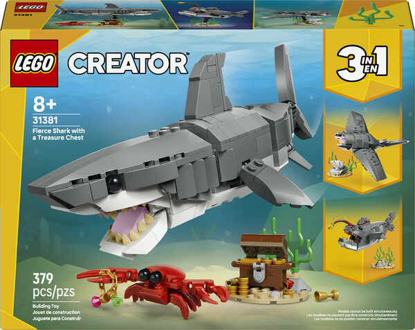 LEGO LEGO 31381 Fierce Shark with a Treasure Chest 673419421485