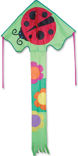 Premier Kites Cerf-volant monocorde large facile à voler Mme coccinelle 46'' x 90'' 630104441265