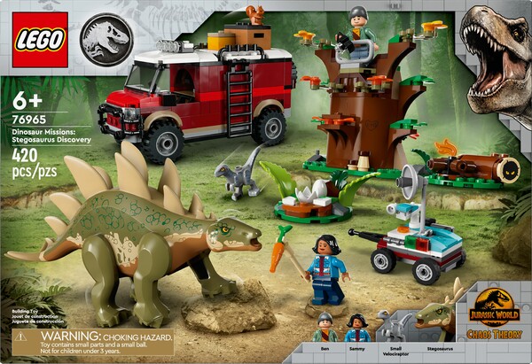 LEGO LEGO 76965 Les missions des dinosaures : La découverte du stégosaure 673419388405
