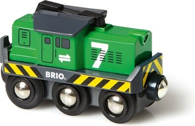 BRIO Brio Train en bois Locomotive de fret à pile 33214 7312350332148