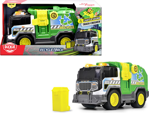 Dickie Toys City Heroes - Camion de recyclage Sons et lumières 30 cm 4006333088612
