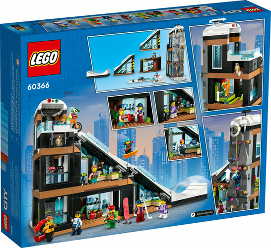 LEGO LEGO 60366 Le complexe de ski et d’escalade 673419374019