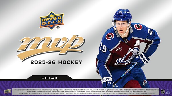 Upper Deck Upper deck MVP hockey 25/26 retail booster box (7/36/20) 053334013062