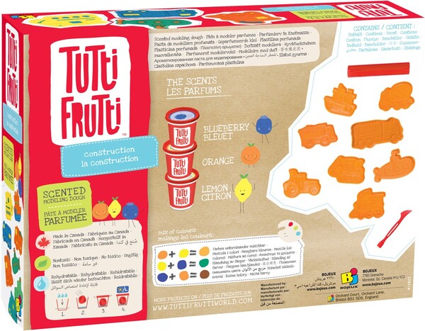 Tutti Frutti Pâte à modeler ensemble construction boîte moyenne (fr/en) 061404148231