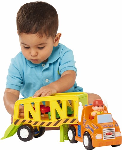 Kidoozie Transporteur de voitures musical et avance à batteries (Zoom 'n Go) 020373024670