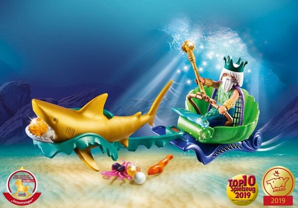 Playmobil Playmobil 70097 Roi des mers avec calèche royale 4008789700971