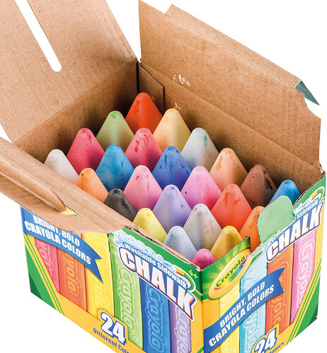 Crayola craies de trottoir Boîte de 24 063652355607