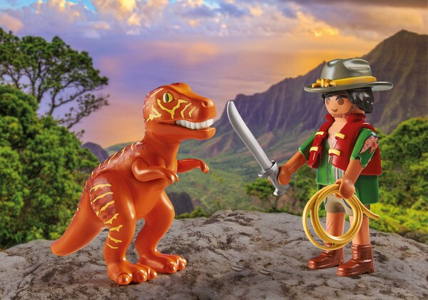 Playmobil Playmobil 71206 Duo Aventurier et tyrannosaure 4008789712066