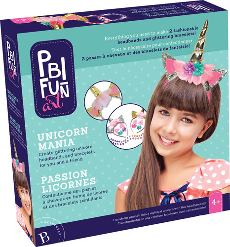 PBI Fun Art Créer des passes à cheveux et des bracelets passion licornes (fr/en) 727565011493