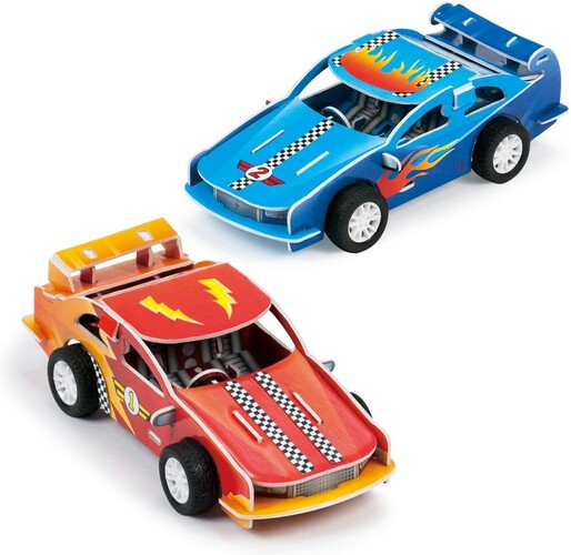 Galt Toys Bâtir et décorer 2 voitures de course 5011979564559