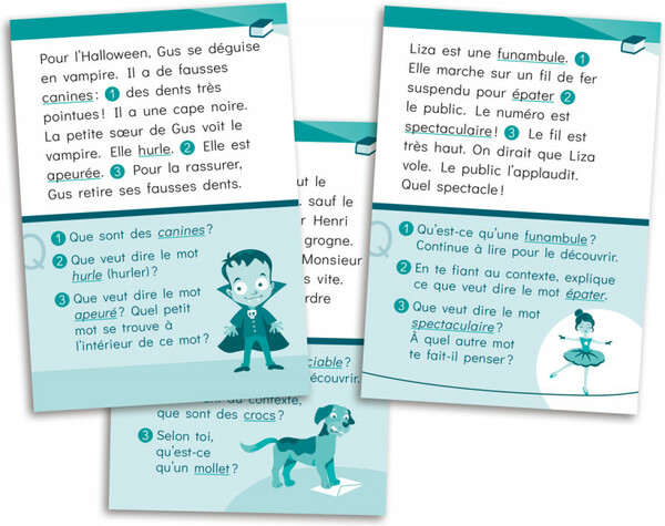 Placote Cartes à lire 3e année - Vocabulaire (fr) 830096008341