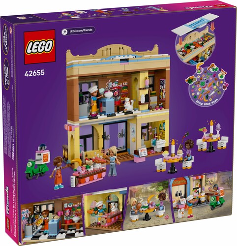 LEGO LEGO 42655 Le restaurant et l’école de cuisine 673419404525