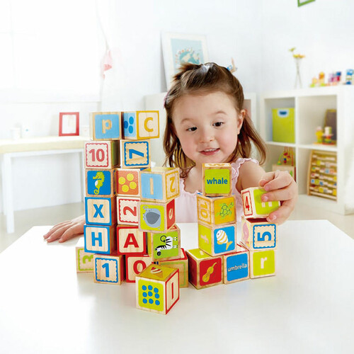 Hape ABC Blocks (anglais) 6943478009936