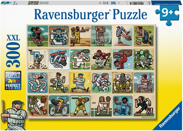 Ravensburger Casse-tête 300 XXL les grands sportifs 4005556129775